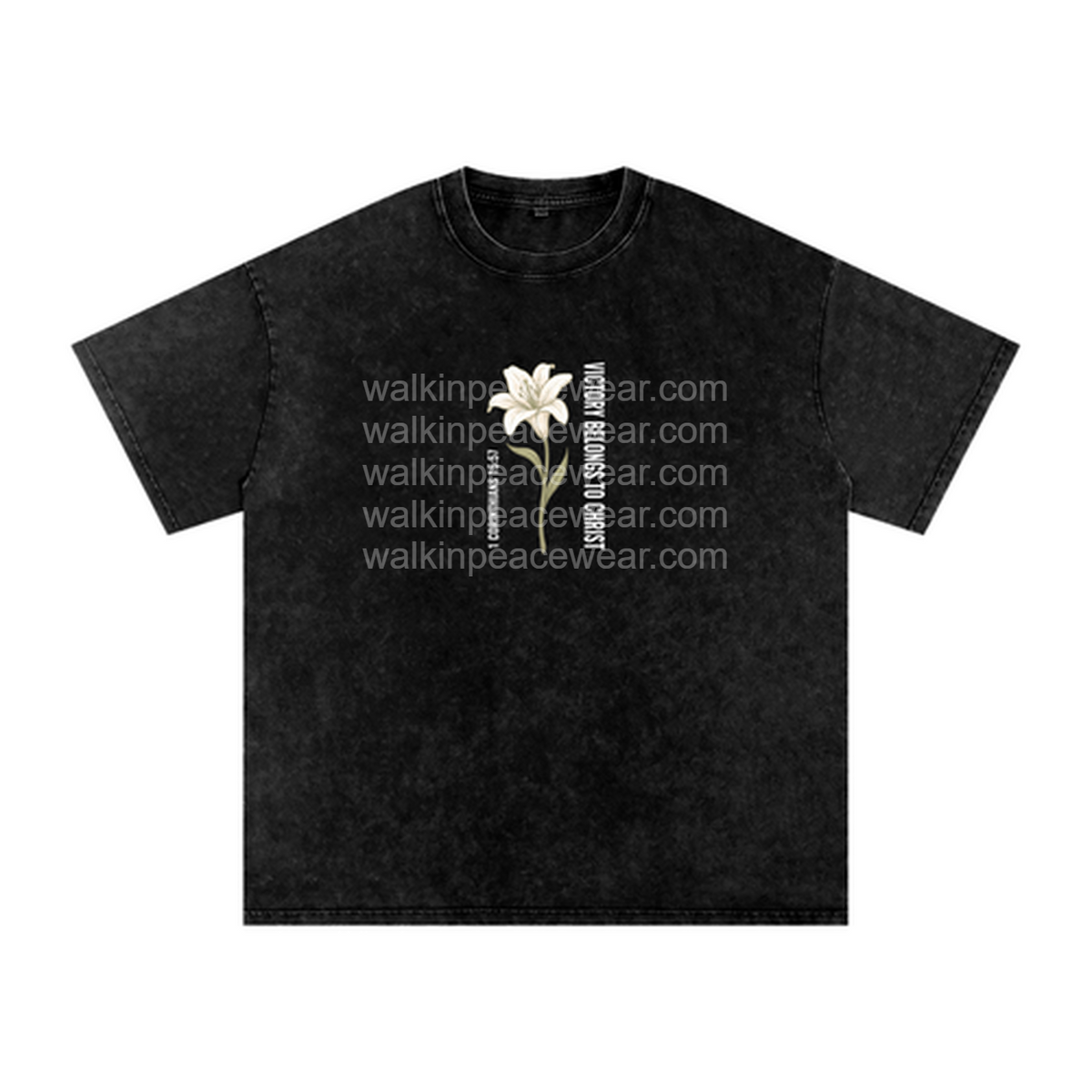 Victory Belongs To Christ Oversized Tee