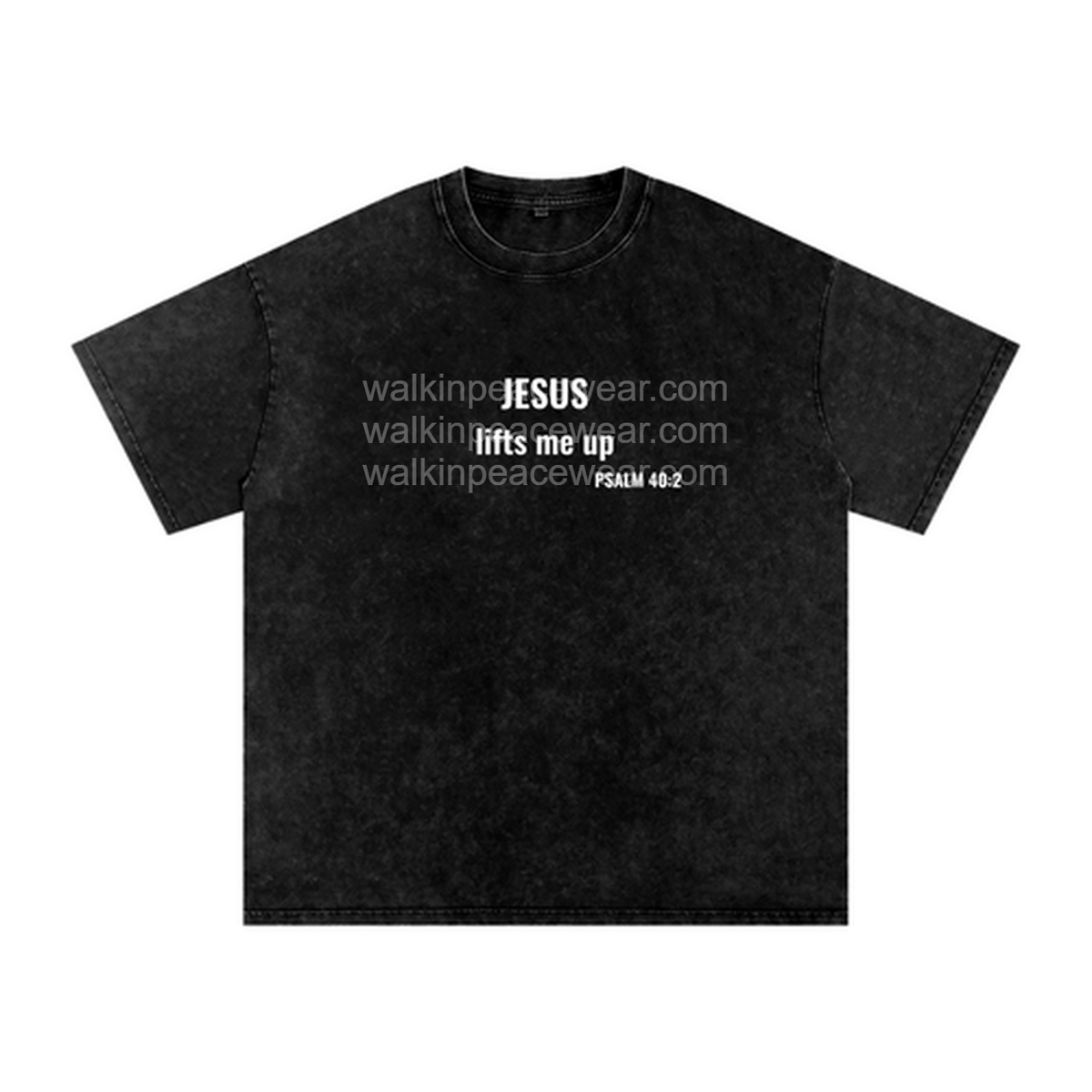 Jesus Lifts Me Up Oversized Tee