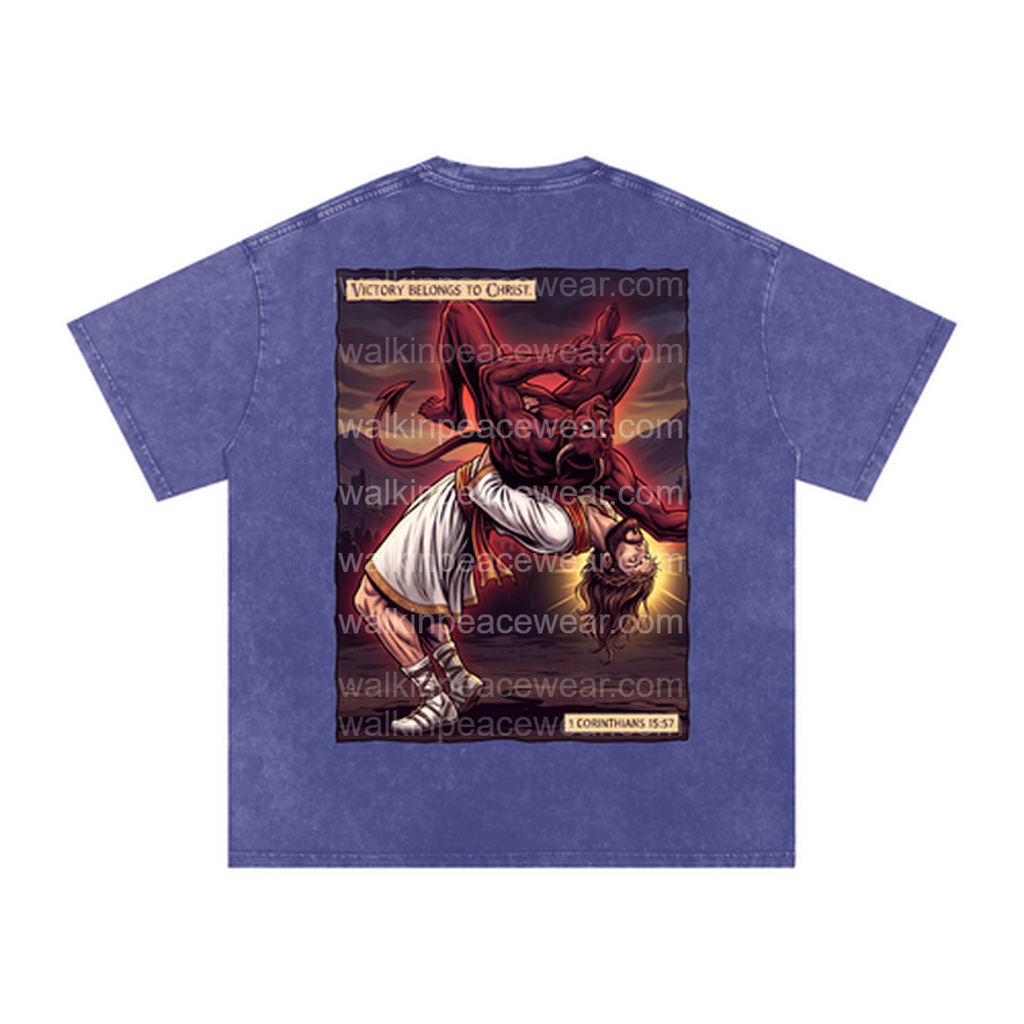 Victory Belongs To Christ Oversized Tee