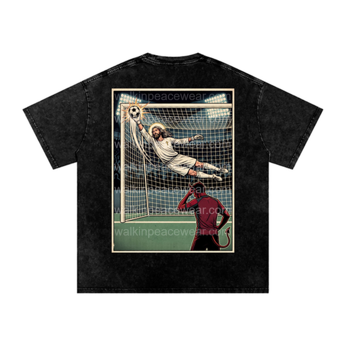 No Goal For evil Oversized Tee