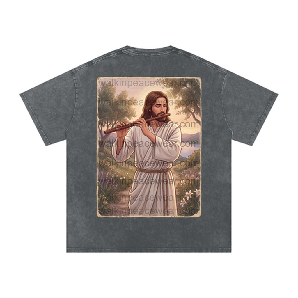 Flute Jesus Oversized Tee