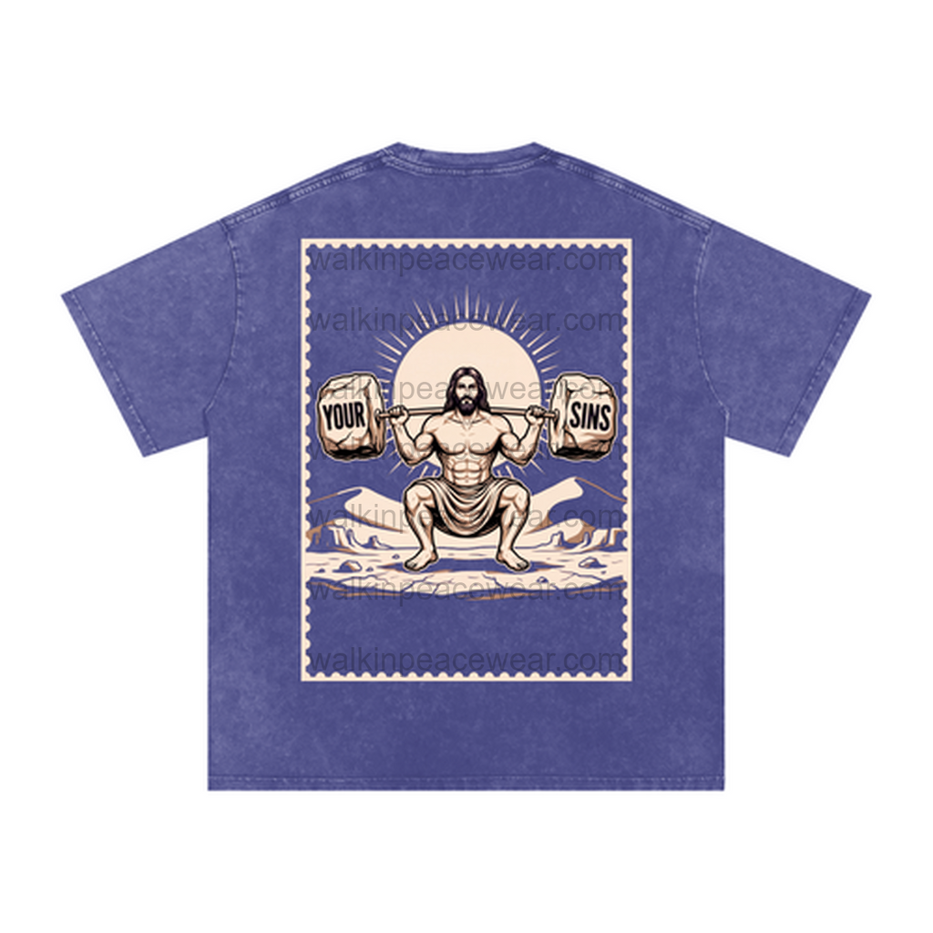 Squat with Jesus Oversized Tee