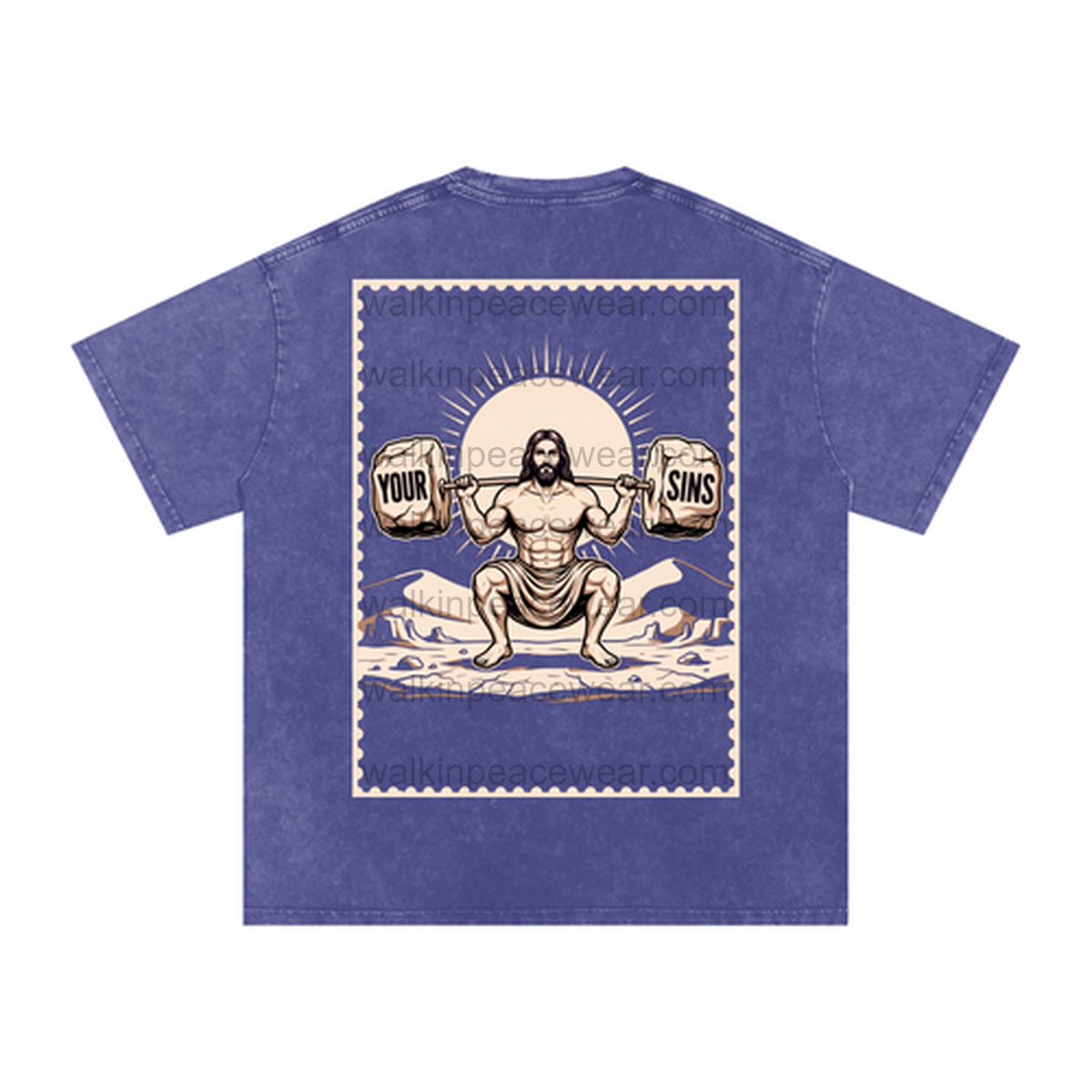 Squat with Jesus Oversized Tee