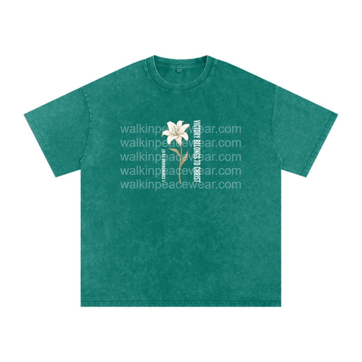 Victory Belongs To Christ Oversized Tee