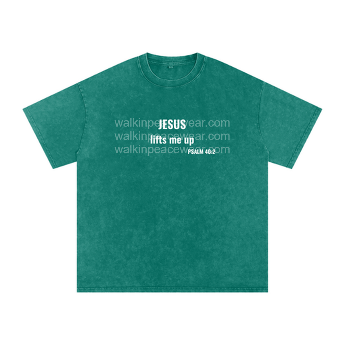 Jesus Lifts Me Up Oversized Tee
