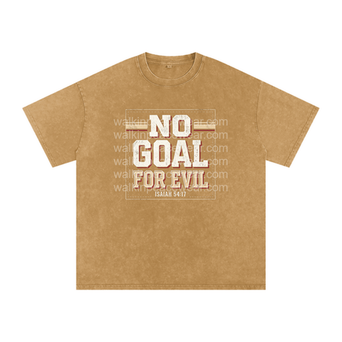 No Goal For evil Oversized Tee