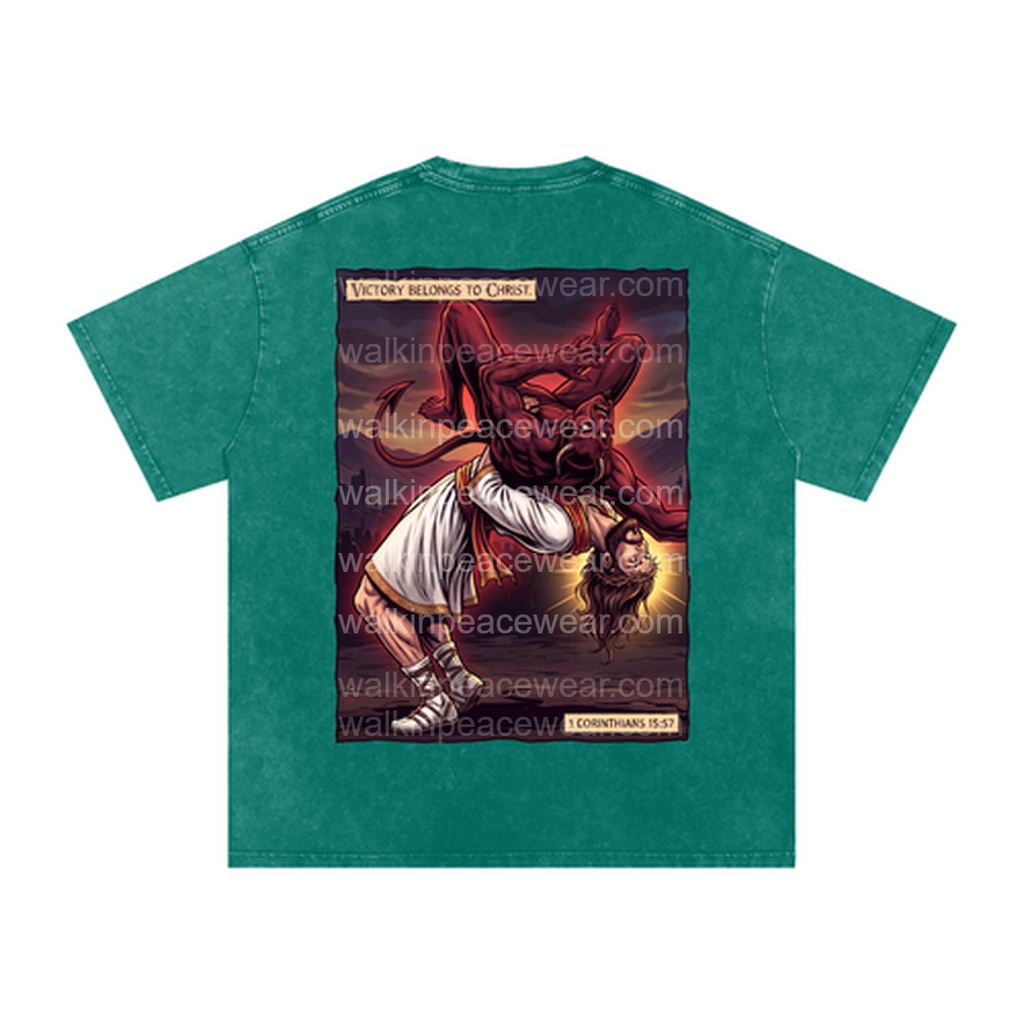 Victory Belongs To Christ Oversized Tee