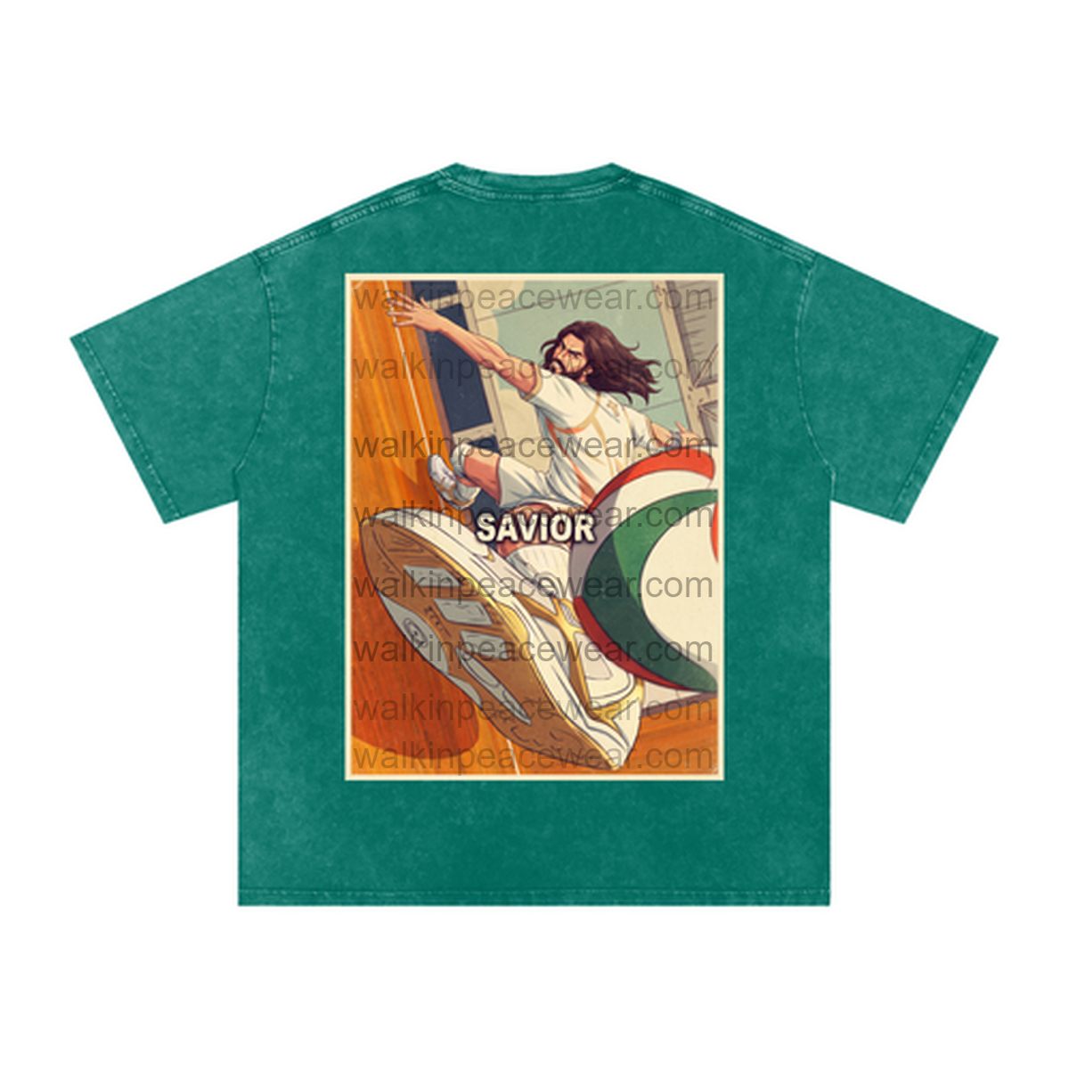 Jesus Volleyball Oversized Tee