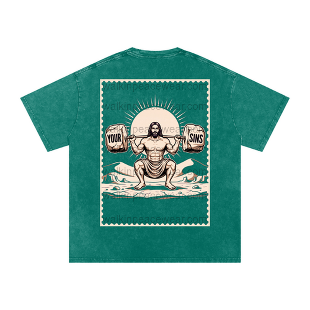Squat with Jesus Oversized Tee