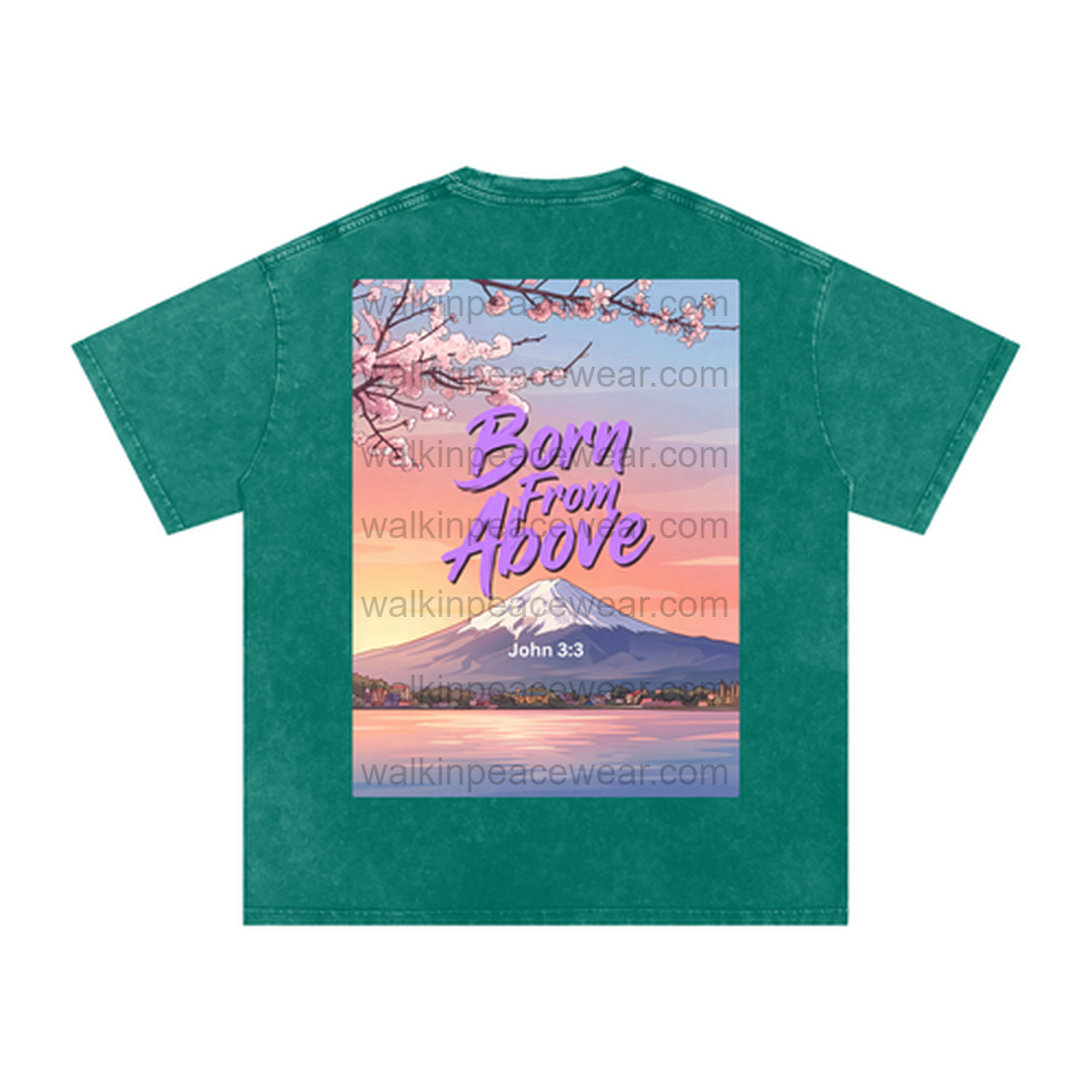 John 3:3 Born From Above Oversized Tee