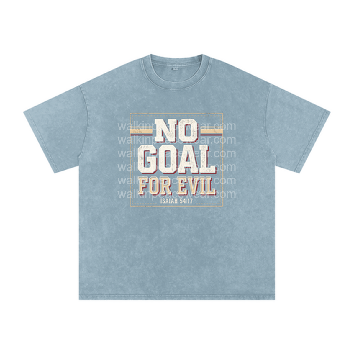 No Goal For evil Oversized Tee