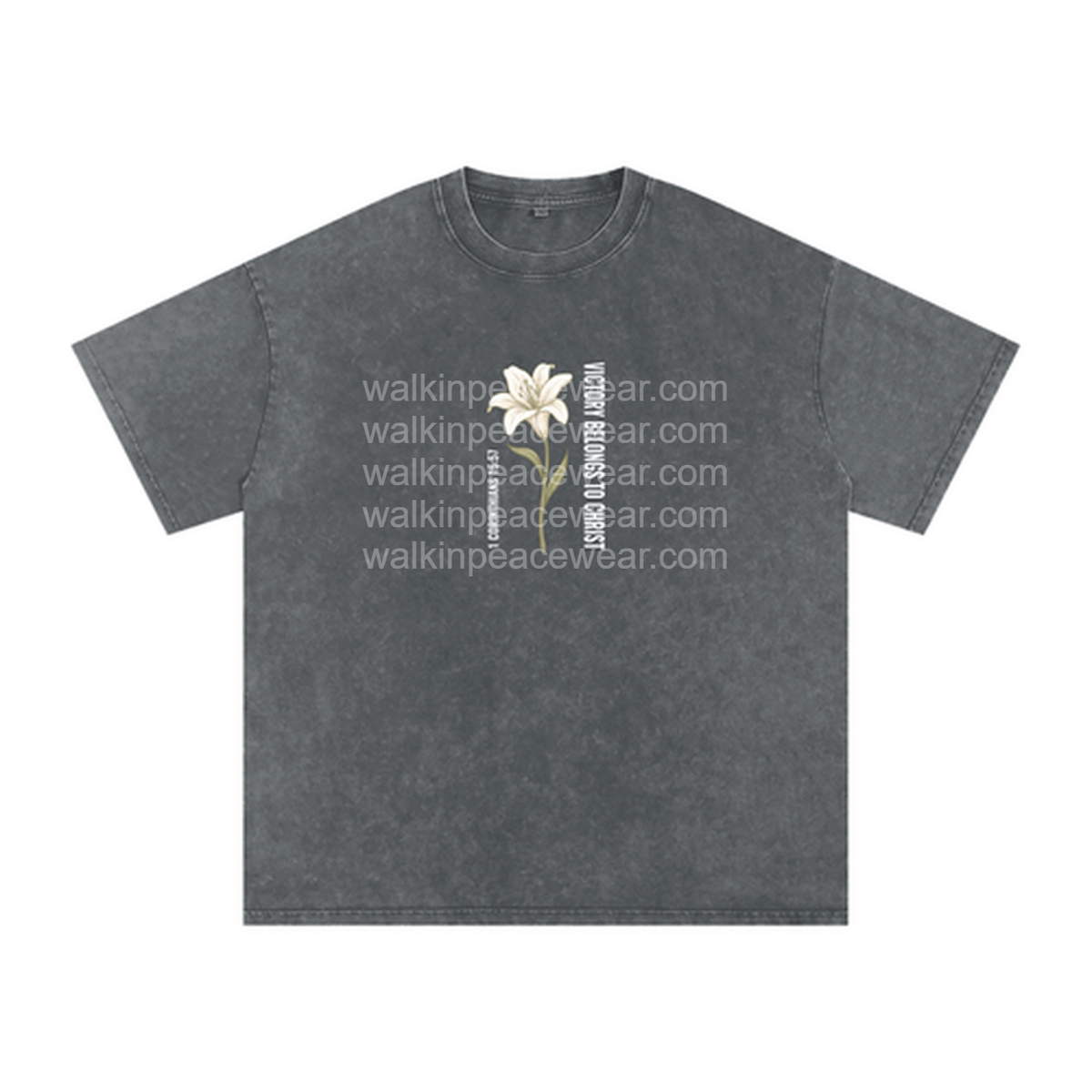 Victory Belongs To Christ Oversized Tee