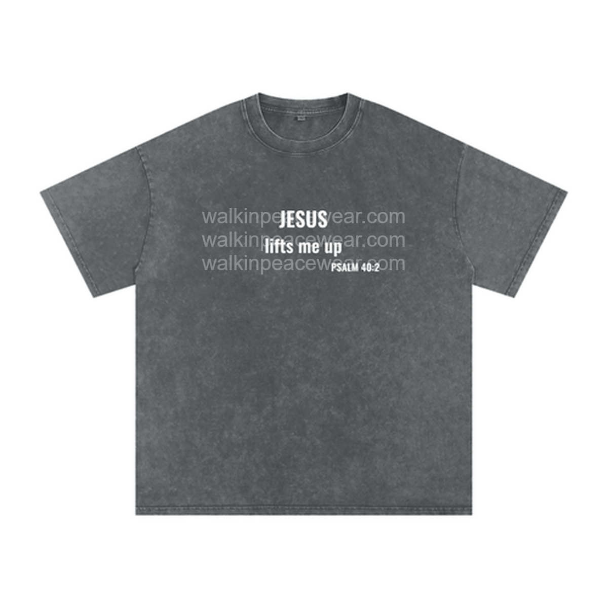 Jesus Lifts Me Up Oversized Tee