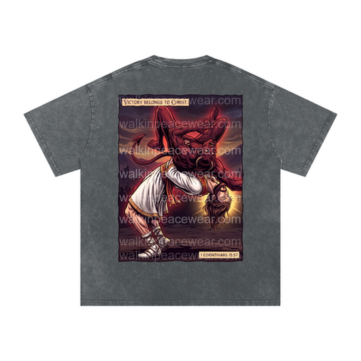 Victory Belongs To Christ Oversized Tee