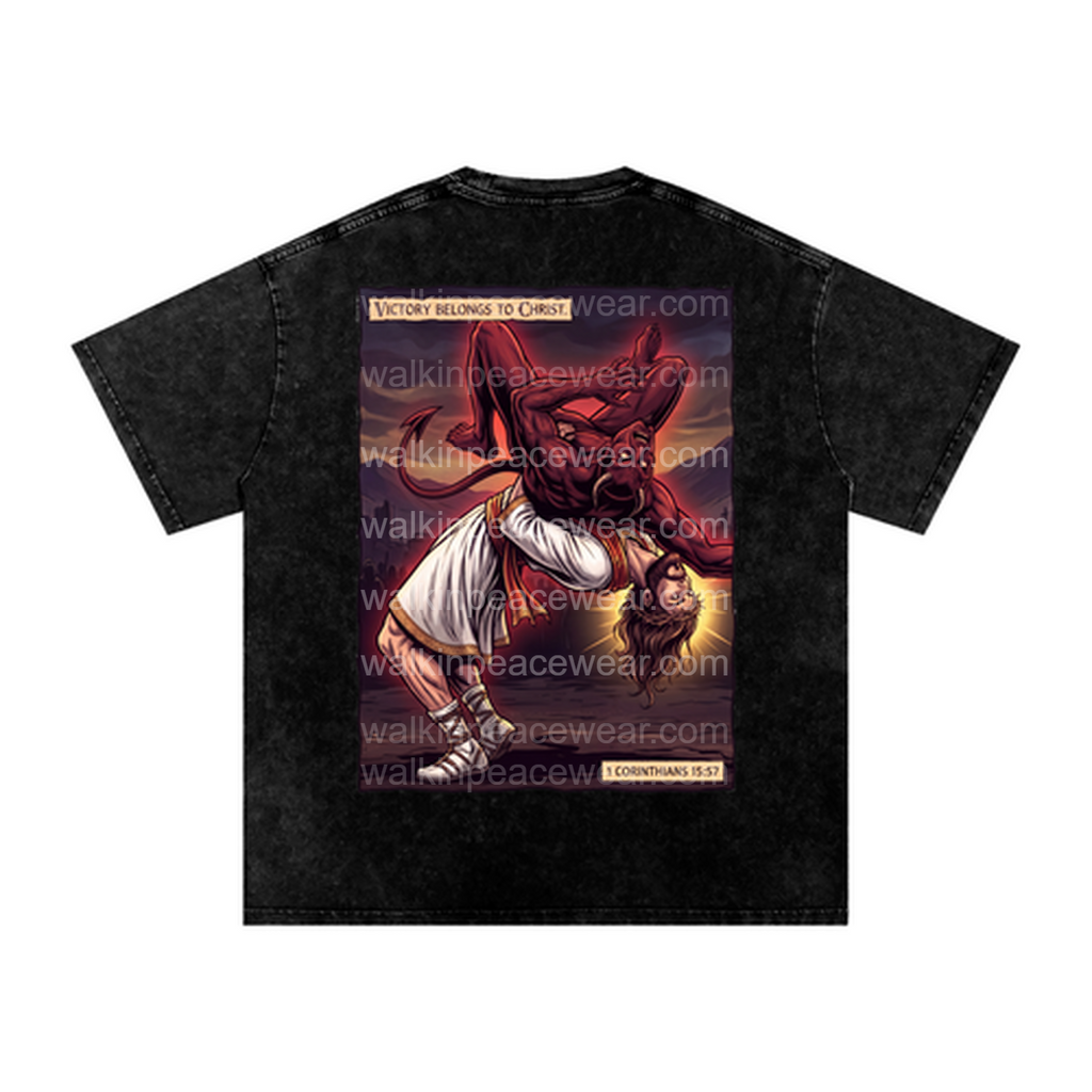 Victory Belongs To Christ Oversized Tee