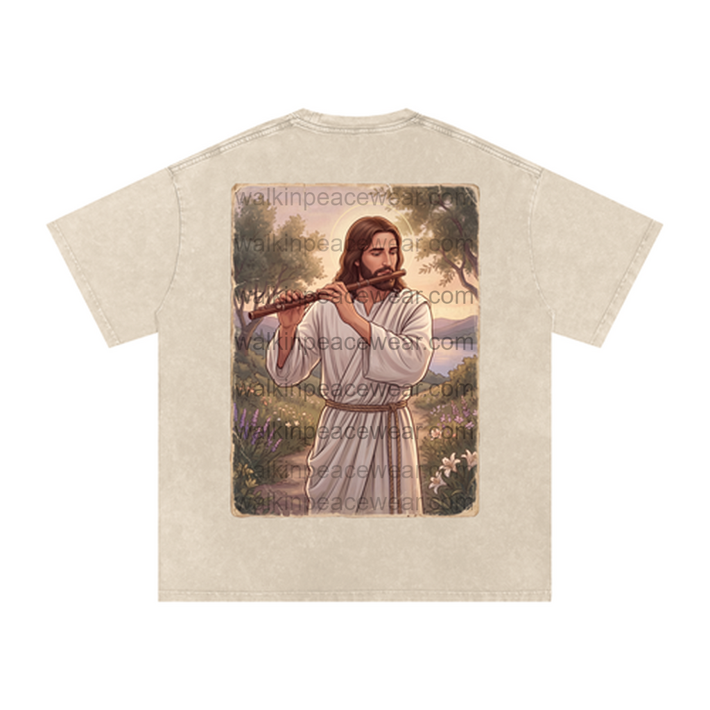 Flute Jesus Oversized Tee
