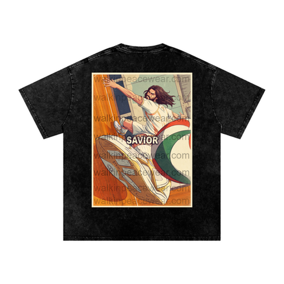 Jesus Volleyball Oversized Tee