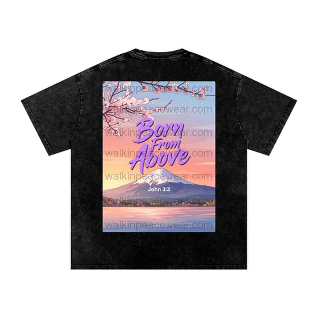 John 3:3 Born From Above Oversized Tee