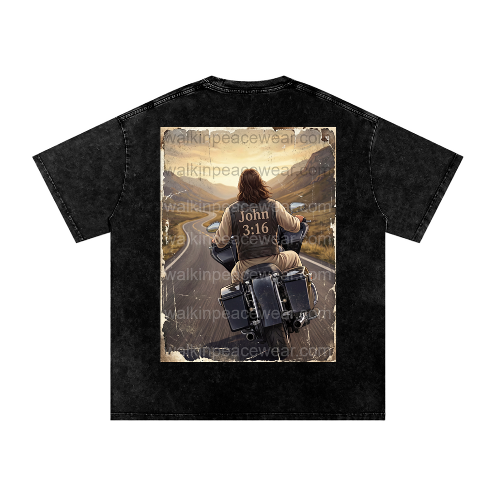Road with Jesus Oversized Tee