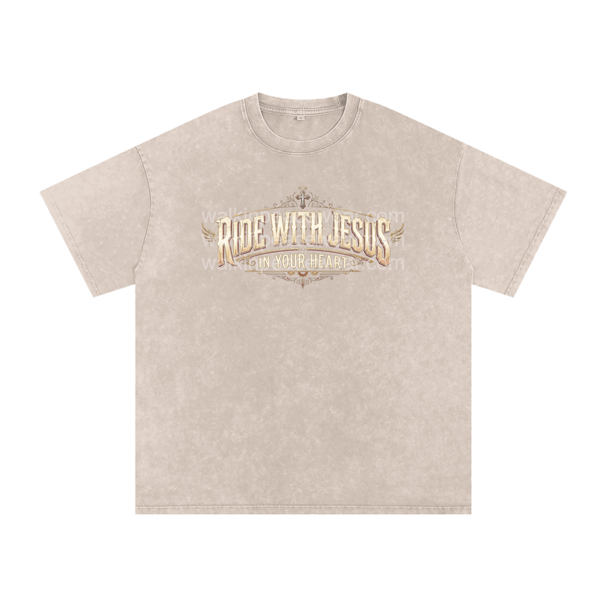 Road with Jesus Oversized Tee