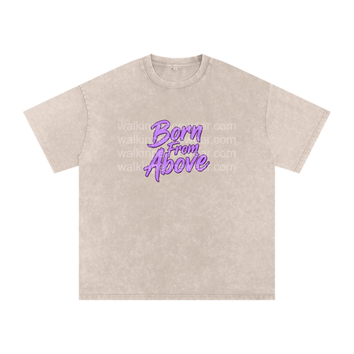 John 3:3 Born From Above Oversized Tee