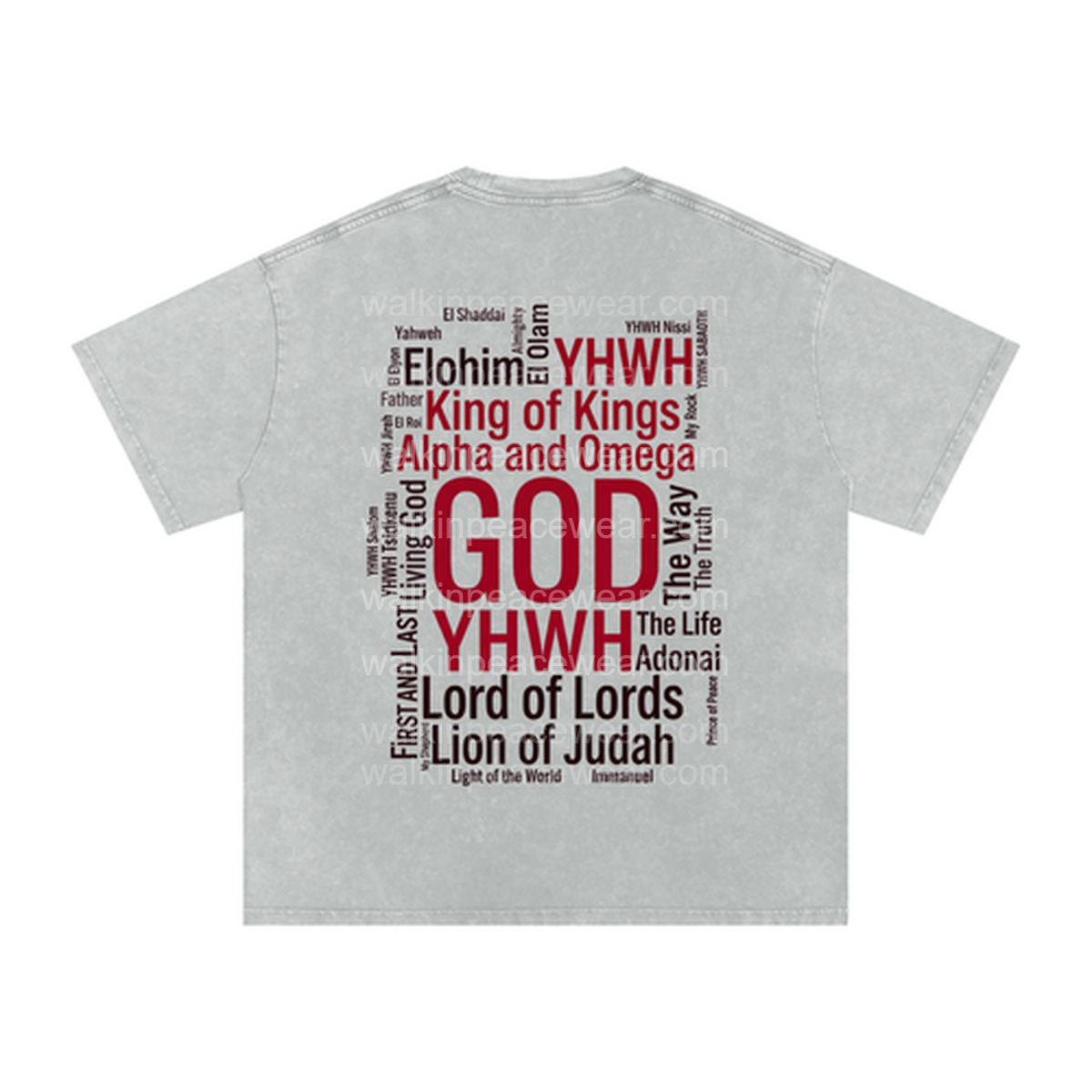 His Name Is Holy Oversized Tee