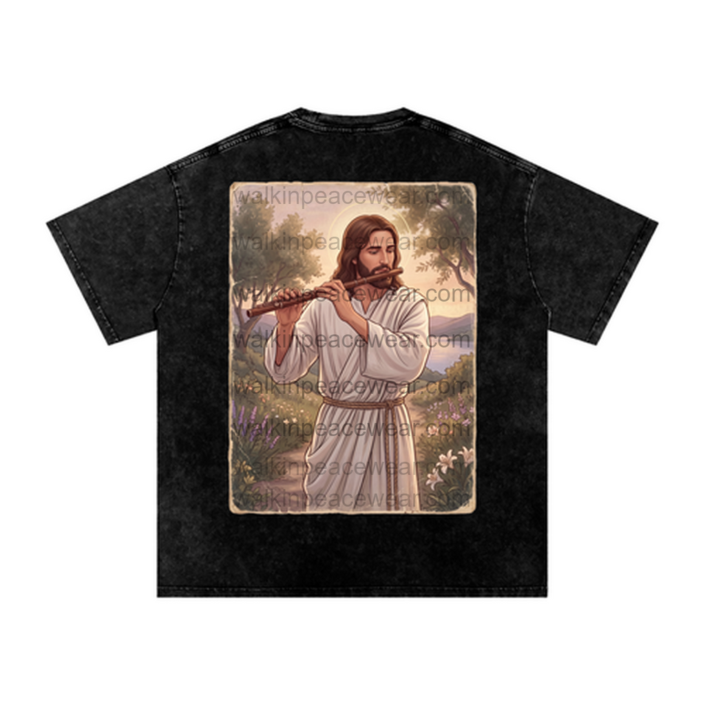 Flute Jesus Oversized Tee