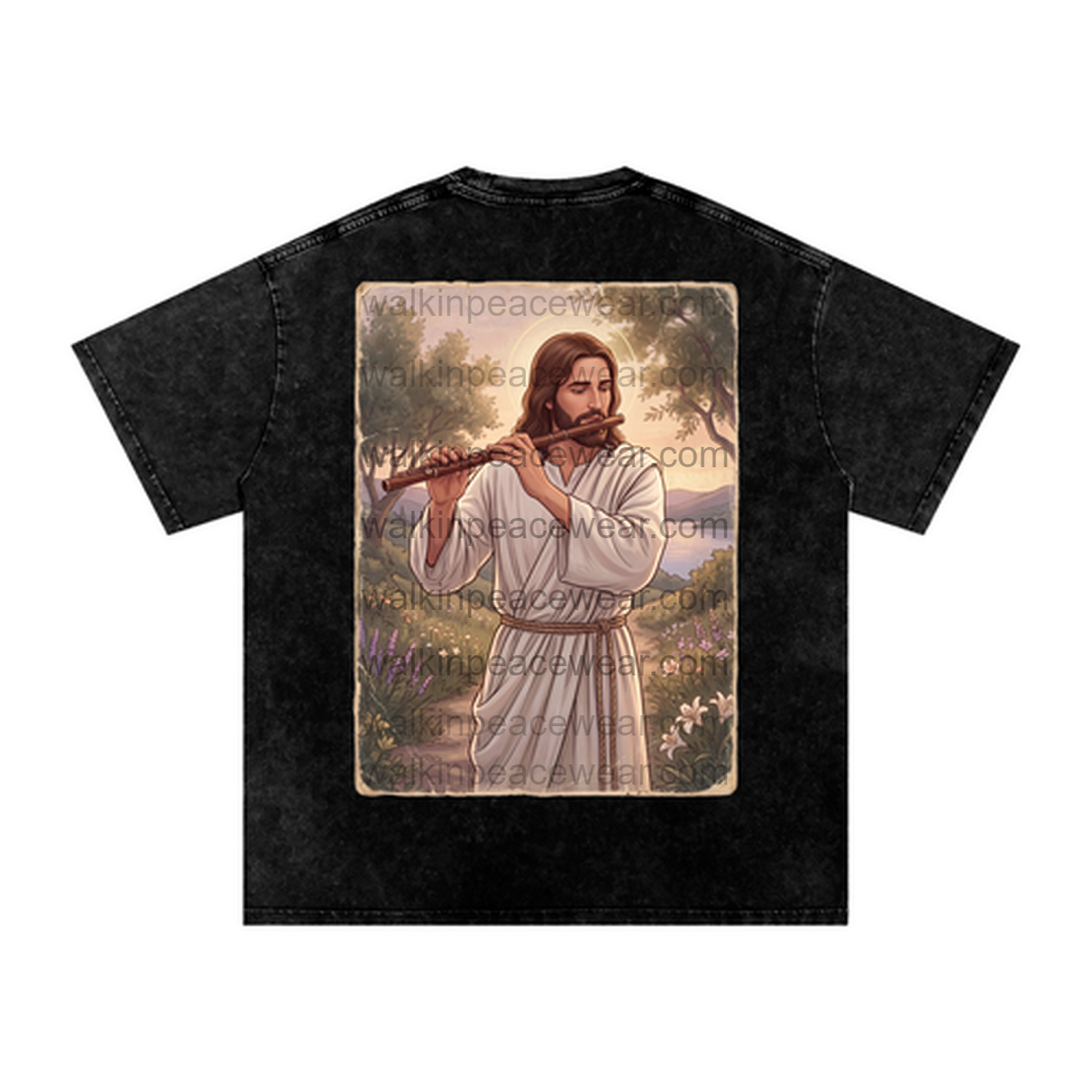 Flute Jesus Oversized Tee
