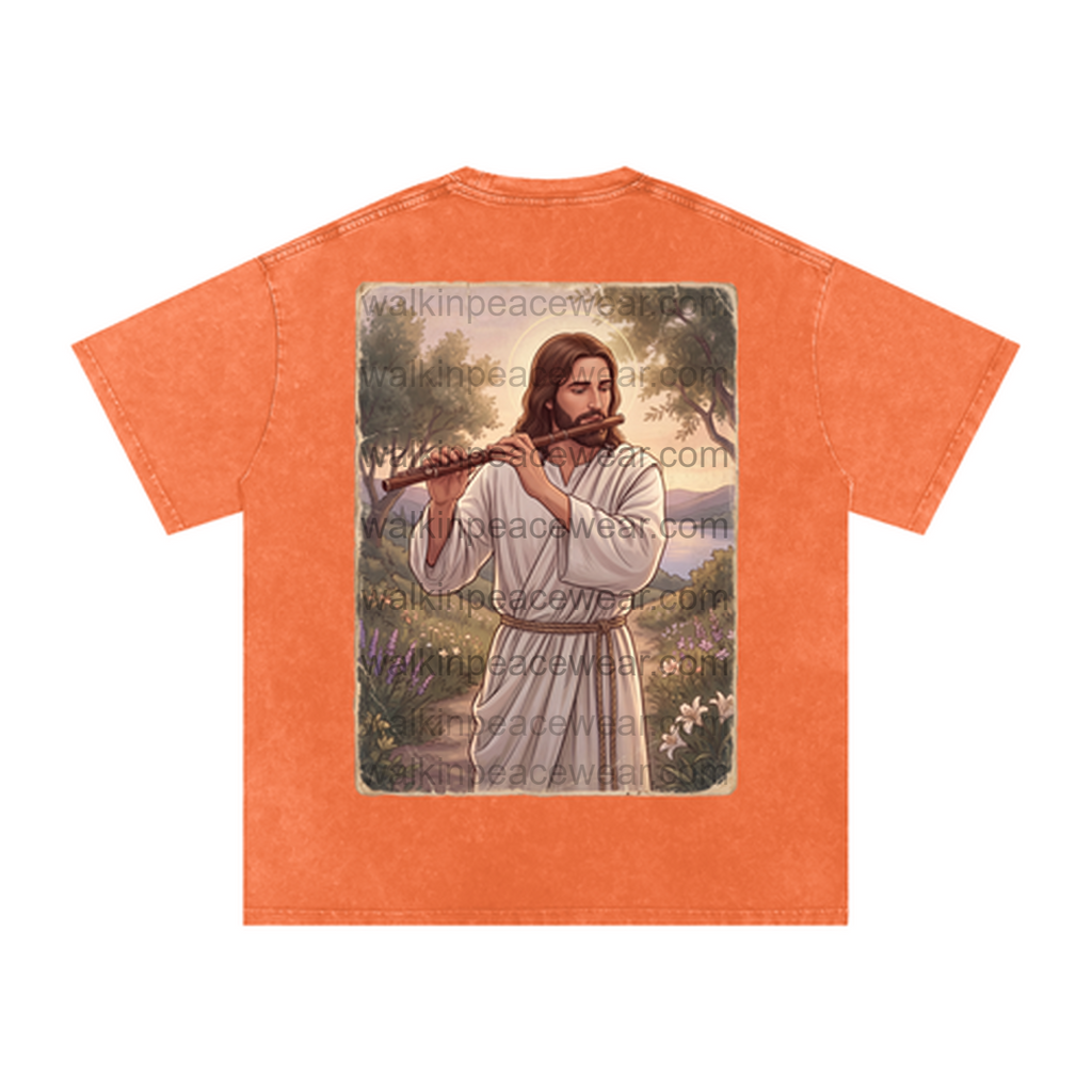 Flute Jesus Oversized Tee
