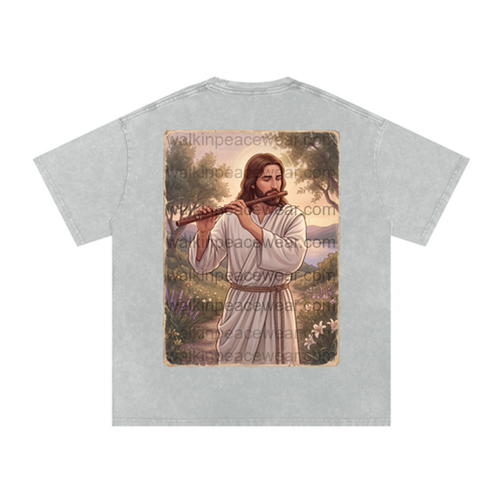 Flute Jesus Oversized Tee