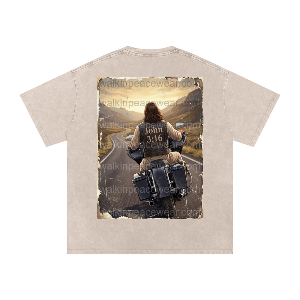 Road with Jesus Oversized Tee