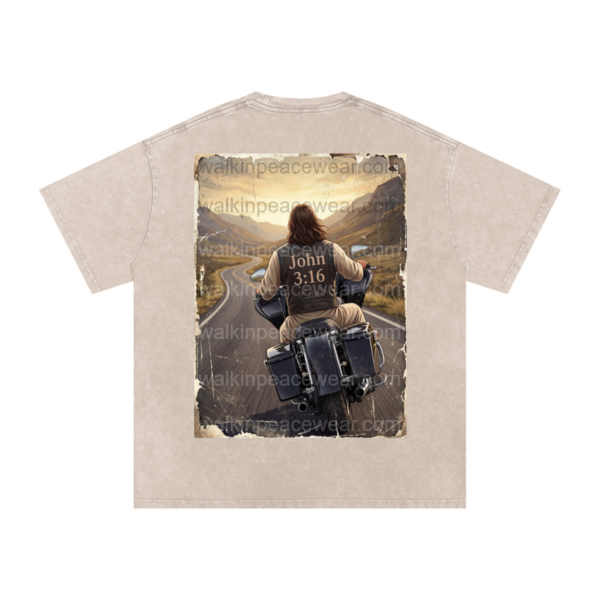 Road with Jesus Oversized Tee