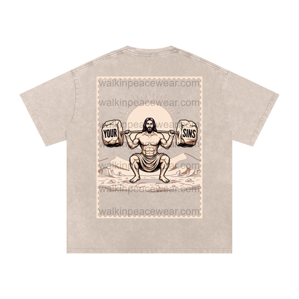 Squat with Jesus Oversized Tee