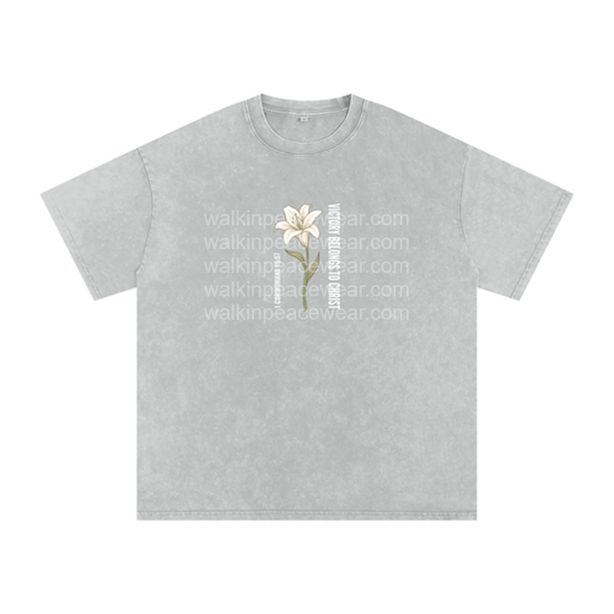 Victory Belongs To Christ Oversized Tee