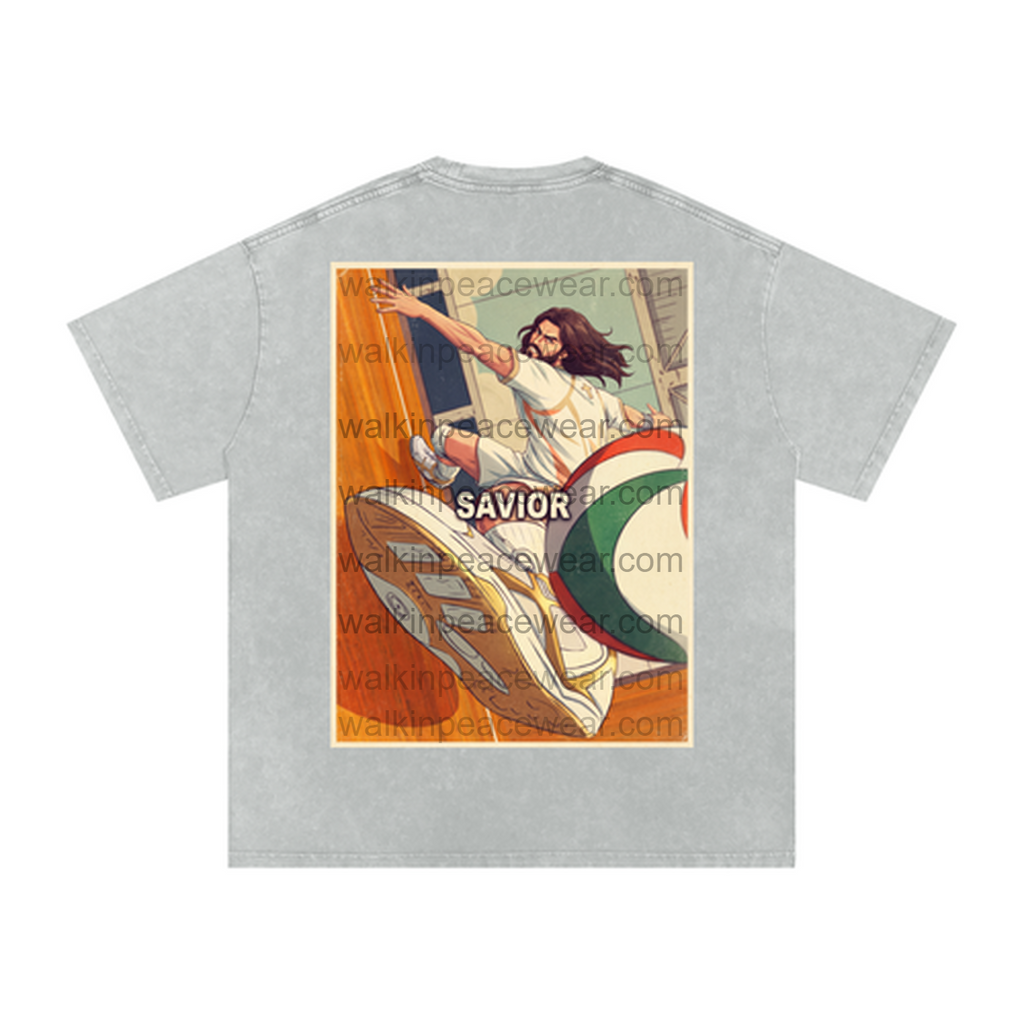 Jesus Volleyball Oversized Tee