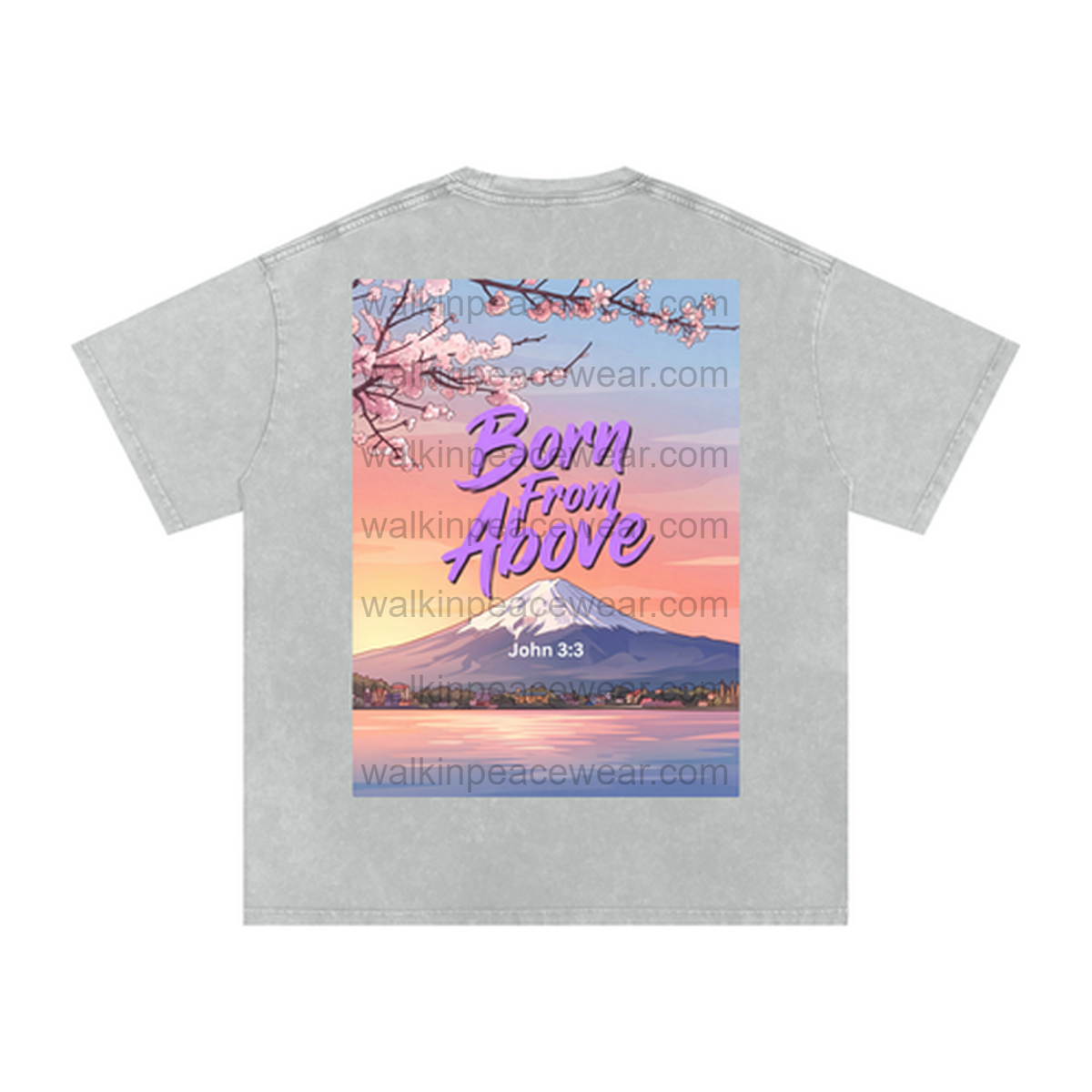 John 3:3 Born From Above Oversized Tee
