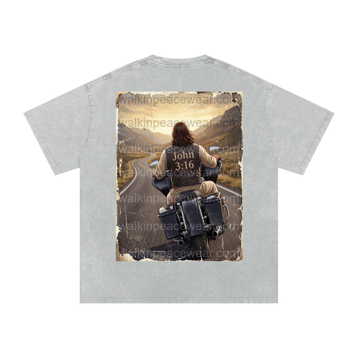 Road with Jesus Oversized Tee