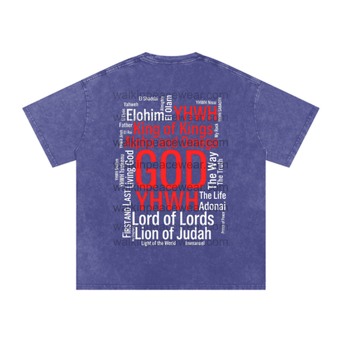 His Name Is Holy Oversized Tee