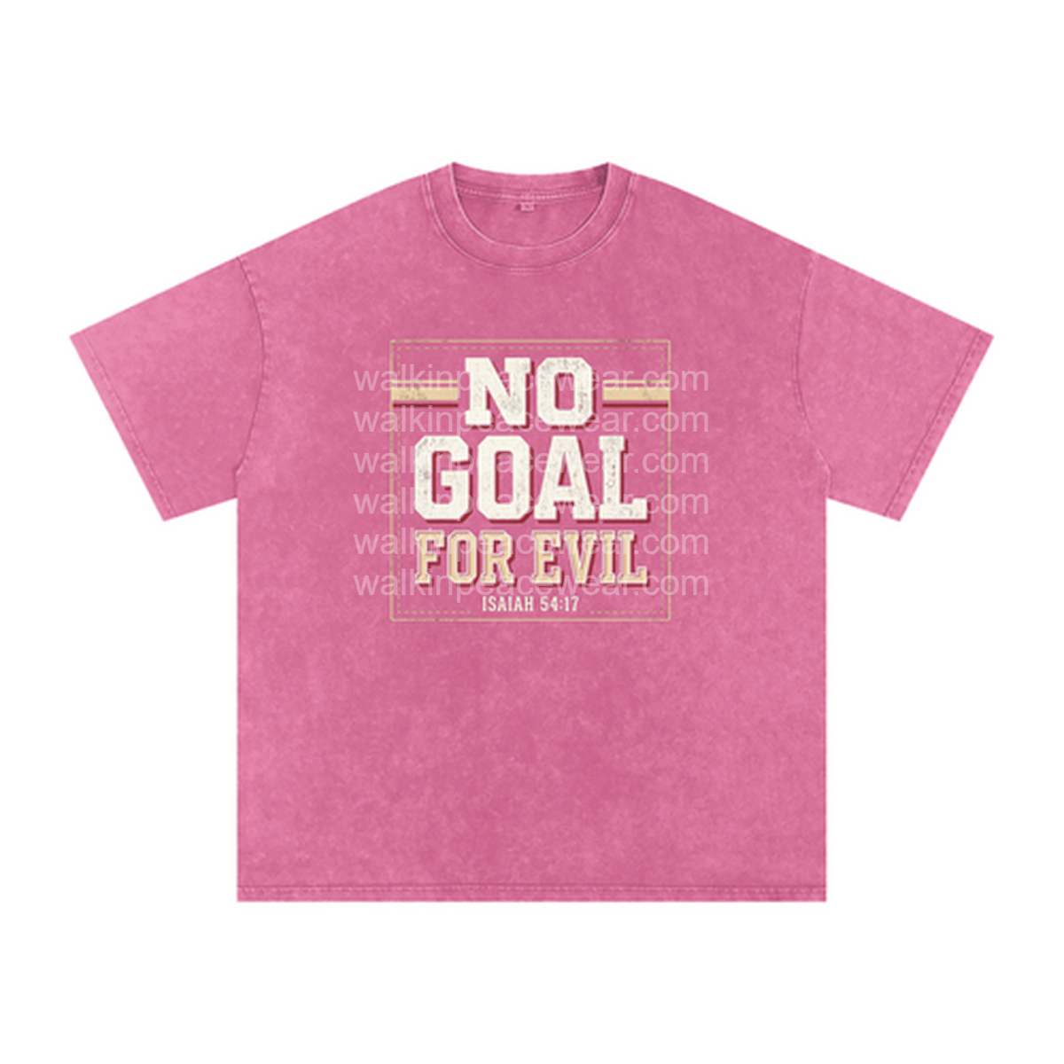 No Goal For evil Oversized Tee