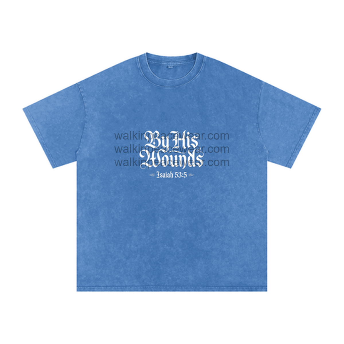 By His Wounds Oversized Tee