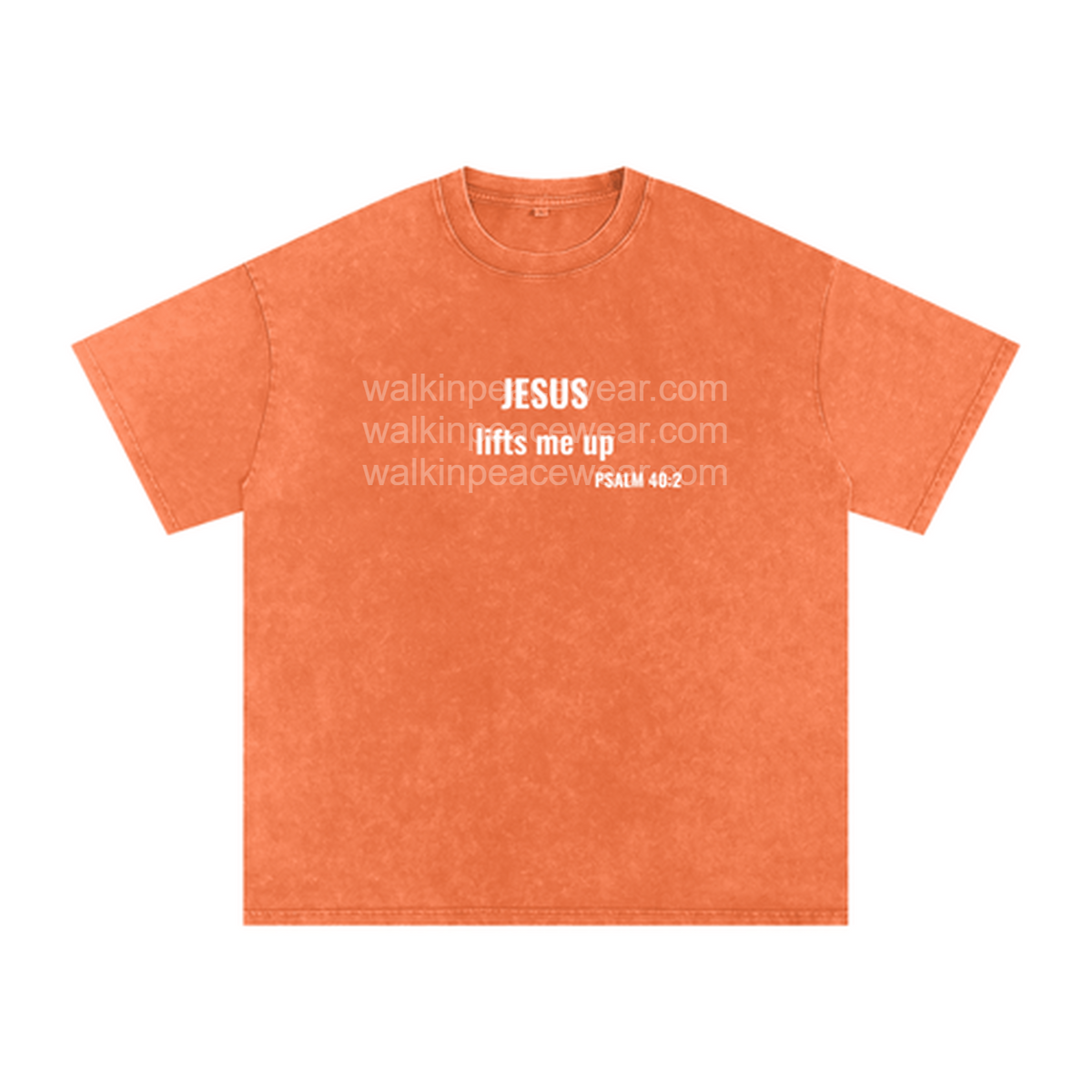 Jesus Lifts Me Up Oversized Tee