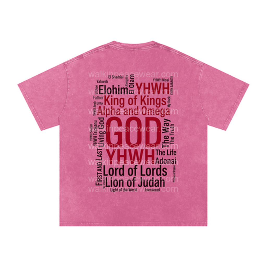 His Name Is Holy Oversized Tee