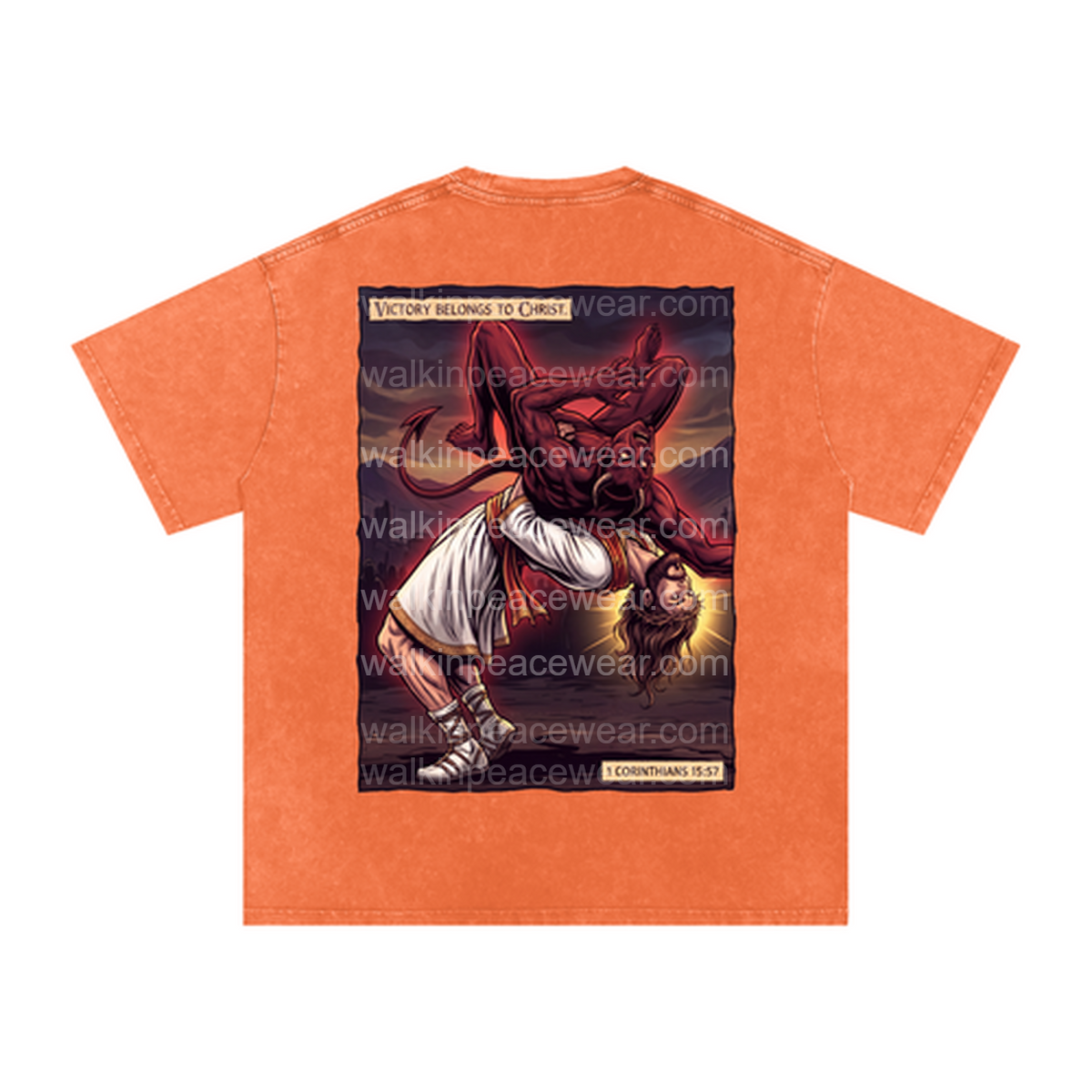 Victory Belongs To Christ Oversized Tee