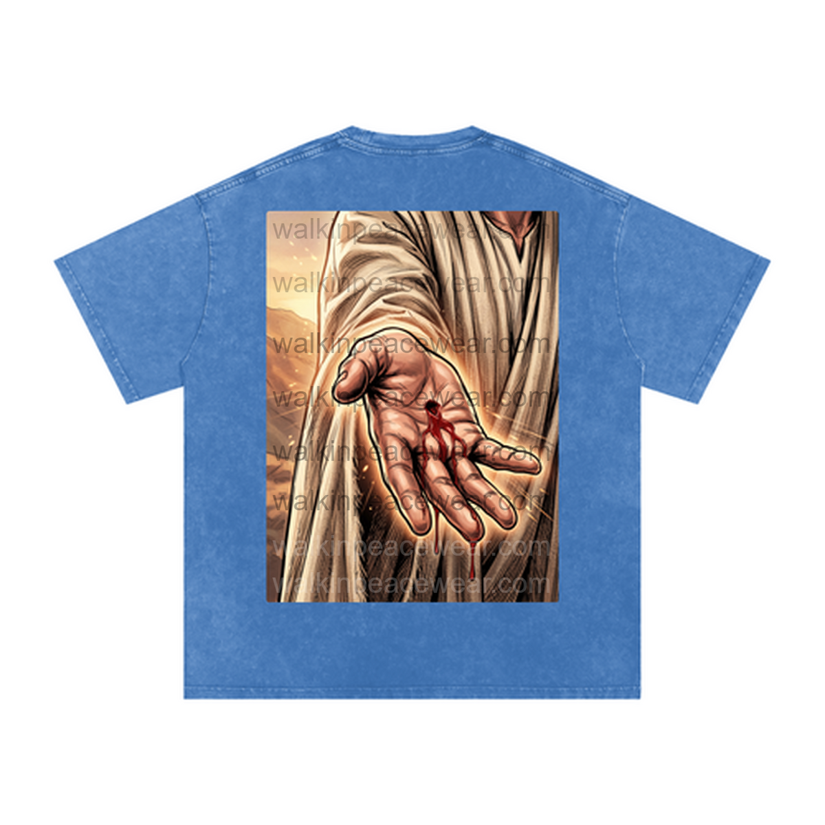 By His Wounds Oversized Tee