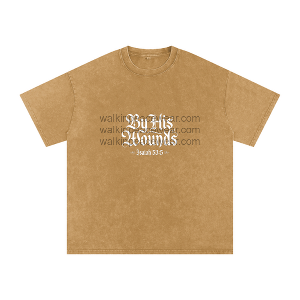 By His Wounds Oversized Tee
