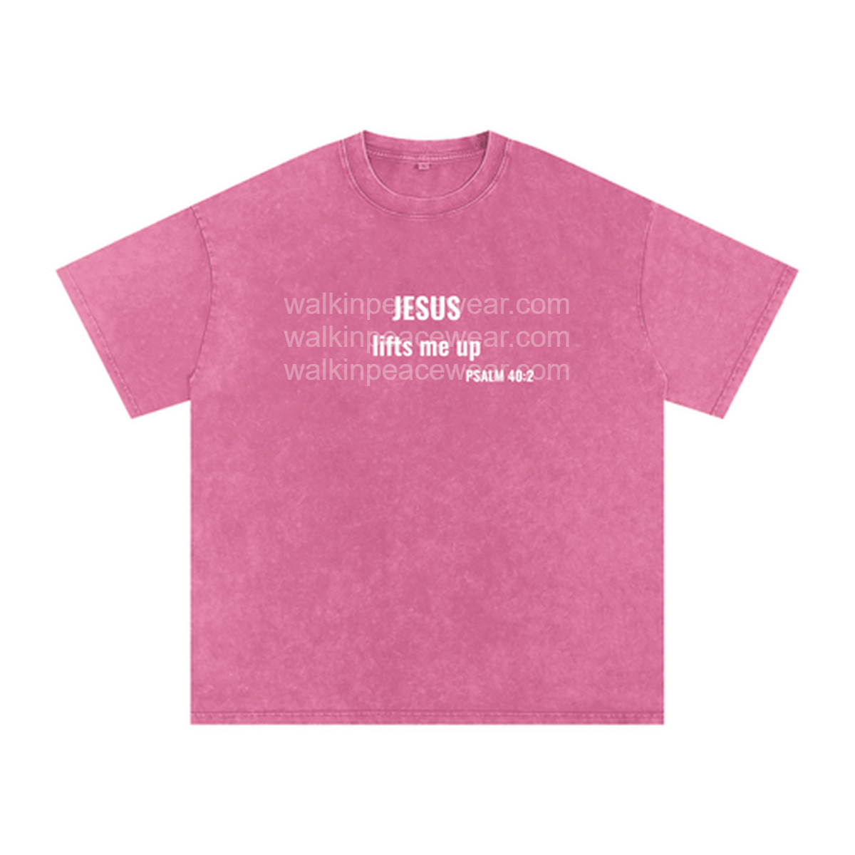 Jesus Lifts Me Up Oversized Tee