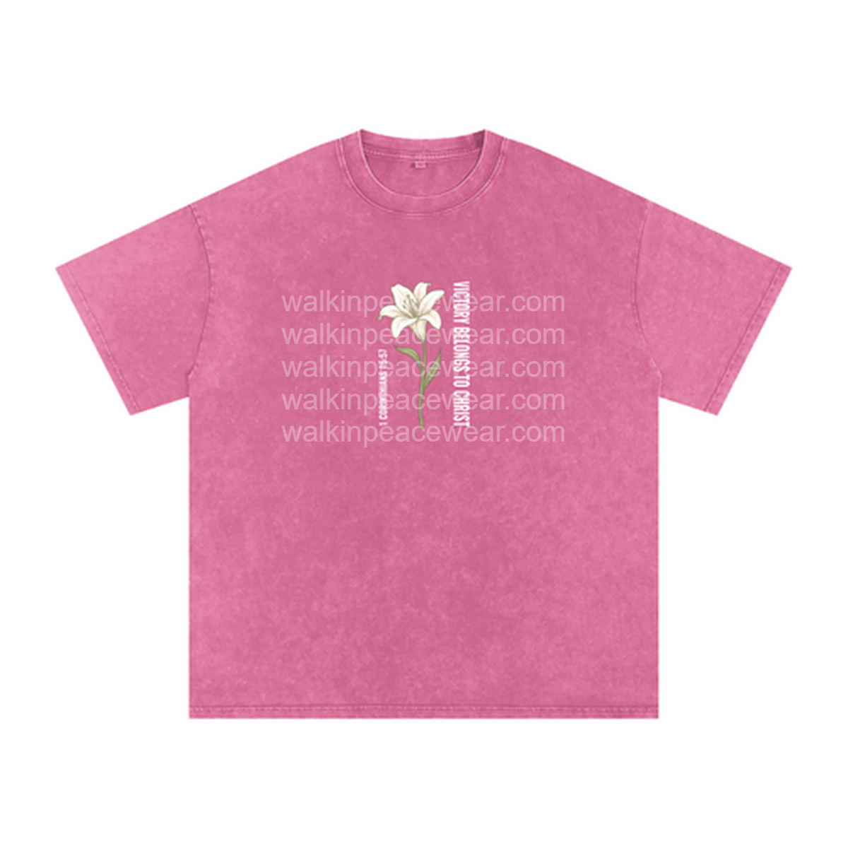 Victory Belongs To Christ Oversized Tee